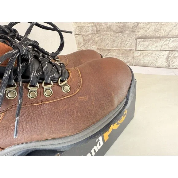 NEW Timberland Flume Mid Dark Brown Waterproof Hiking Boots Men 8.5 M TB 0A29B8 - Picture 7 of 16